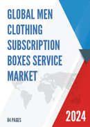 Global Men Clothing Subscription Boxes Service Market Research Report 2023