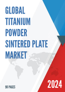 Global Titanium Powder Sintered Plate Market Research Report 2024