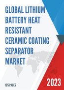 Global Lithium Battery Heat Resistant Ceramic Coating Separator Market Research Report 2022