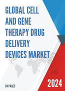Global Cell and Gene Therapy Drug Delivery Devices Market Research Report 2023