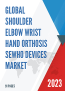 Global and United States Shoulder Elbow Wrist Hand Orthosis SEWHO Devices Market Insights Forecast to 2027