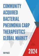 Global Community Acquired Bacterial Pneumonia CABP Therapeutics Market Research Report 2023