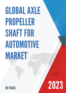 Global Axle Propeller Shaft For Automotive Market Insights and Forecast to 2028