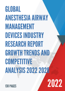 Global Anesthesia Airway Management Devices Industry Research Report Growth Trends and Competitive Analysis 2022 2028