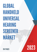 Global Handheld Universal Hearing Screener Market Research Report 2023