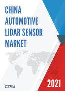 China Automotive Lidar Sensor Market Report Forecast 2021 2027
