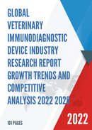Global Veterinary Immunodiagnostic Device Industry Research Report Growth Trends and Competitive Analysis 2022 2028
