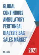 Global Continuous Ambulatory Peritoneal Dialysis Bag Sales Market Report 2021