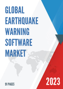 Global Earthquake Warning Software Market Research Report 2022