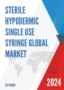 Global Sterile Hypodermic Single Use Syringe Market Research Report 2023