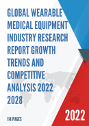Global Wearable Medical Equipment Industry Research Report Growth Trends and Competitive Analysis 2022 2028