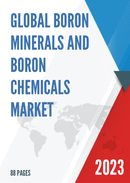 China Boron Minerals and Boron Chemicals Market Report Forecast 2021 2027
