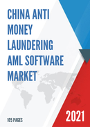 China Anti Money Laundering AML Software Market Report Forecast 2021 2027