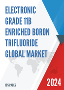 Global Electronic Grade 11B Enriched Boron Trifluoride Market Research Report 2023