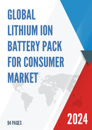 Global Lithium Ion Battery Pack for Consumer Market Outlook 2022