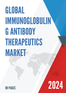 Global Immunoglobulin G Antibody Therapeutics Market Research Report 2023