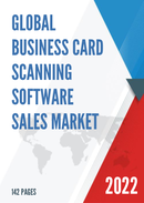Global Business Card Scanning Software Sales Market Report 2022