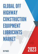 Global and China Off highway Construction Equipment Lubricants Market Insights Forecast to 2027