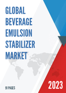 Global Beverage Emulsion Stabilizer Market Research Report 2023