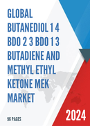 Global Butanediol 1 4 BDO 2 3 BDO 1 3 Butadiene And Methyl Ethyl Ketone MEK Market Insights Forecast to 2028