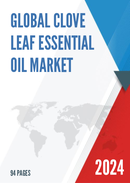 Global Clove Leaf Essential Oil Market Insights and Forecast to 2028