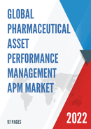 Global Pharmaceutical Asset Performance Management APM Market Size Status and Forecast 2022