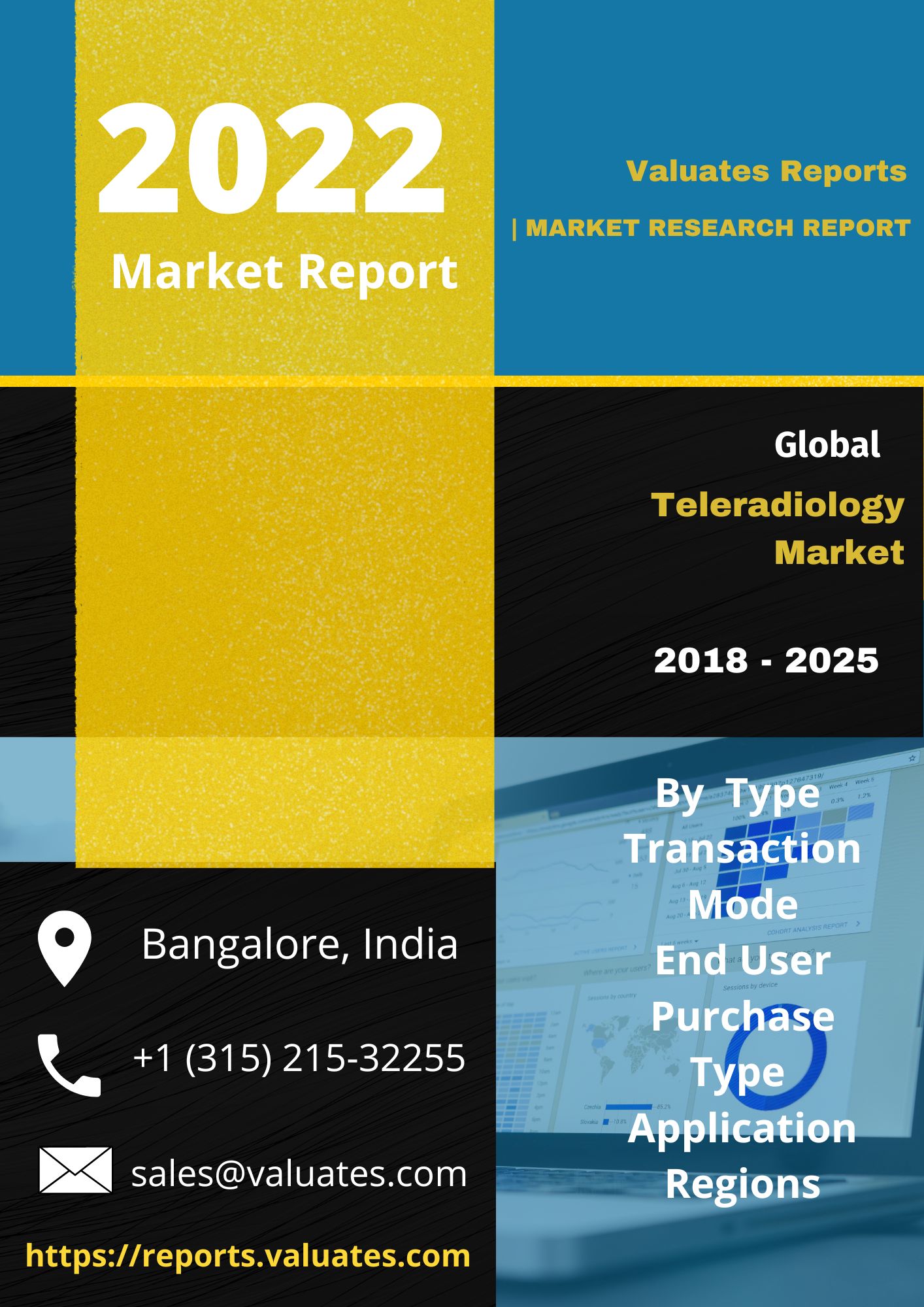 Teleradiology Market by Imaging Technique Xrays Computed Tomography CT Ultrasound Magnetic Resonance Imaging MRI Nuclear imaging Fluoroscopy Mammography and Others Technology Hardware Software and Telecom and Networking and End User Hospitals Ambulatory Surgical Centers Diagnostic Centers and Others Global Opportunity Analysis and Industry Forecast 2018 to 2025