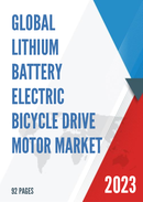 Global Lithium Battery Electric Bicycle Drive Motor Market Insights Forecast to 2028