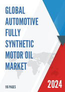 Global Automotive Fully Synthetic Motor Oil Market Research Report 2023