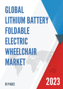 Global Lithium Battery Foldable Electric Wheelchair Market Research Report 2023
