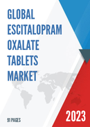 Global Escitalopram Oxalate Tablets Market Research Report 2022