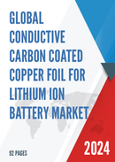 Global Conductive Carbon Coated Copper Foil For Lithium ion Battery Market Research Report 2023