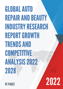 Global Auto Repair and Beauty Industry Research Report Growth Trends and Competitive Analysis 2022 2028