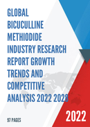 Global Bicuculline Methiodide Industry Research Report Growth Trends and Competitive Analysis 2022 2028