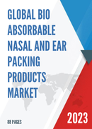China Bio Absorbable Nasal and Ear Packing Products Market Report Forecast 2021 2027