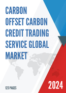 Global Carbon Offset Carbon Credit Trading Service Market Insights and Forecast to 2028
