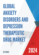 Global Anxiety Disorders And Depression Therapeutic Drug Market Research Report 2023