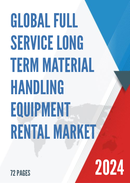 Global Full Service Long Term Material Handling Equipment Rental Market Insights and Forecast to 2028