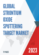 Global Strontium Oxide Sputtering Target Market Insights Forecast to 2028
