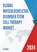 Global Musculoskeletal Disorder Stem Cell Therapy Market Research Report 2023