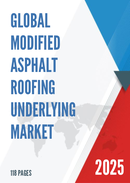 Global Modified Asphalt Roofing Underlying Market Insights Forecast to 2028