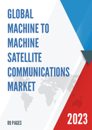 Global Machine To Machine Satellite Communications Market Size Status and Forecast 2021 2027