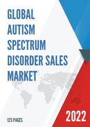 Global Autism Spectrum Disorder Sales Market Report 2022