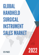 Global Handheld Surgical Instrument Sales Market Report 2022