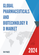 Global Pharmaceuticals and Biotechnology R D Market Insights Forecast to 2028