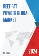 Global Beef Fat Powder Market Research Report 2023