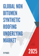 Global Non bitumen Synthetic Roofing Underlying Market Research Report 2023