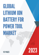 Global Lithium Ion Battery for Power Tool Market Research Report 2022