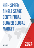 Global High Speed Single stage Centrifugal Blower Market Outlook 2022