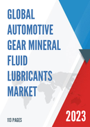Global Automotive Gear Mineral Fluid Lubricants Market Insights and Forecast to 2028
